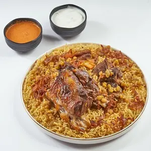 Laham Ghozy With Majboos rice
